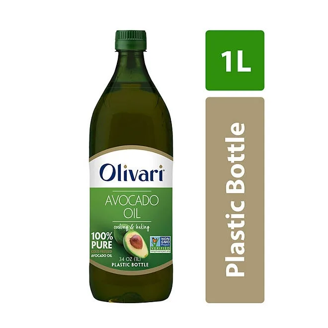 Olivari 100% Pure Avocado Oil PET Bottle, 34 fl. oz. 3