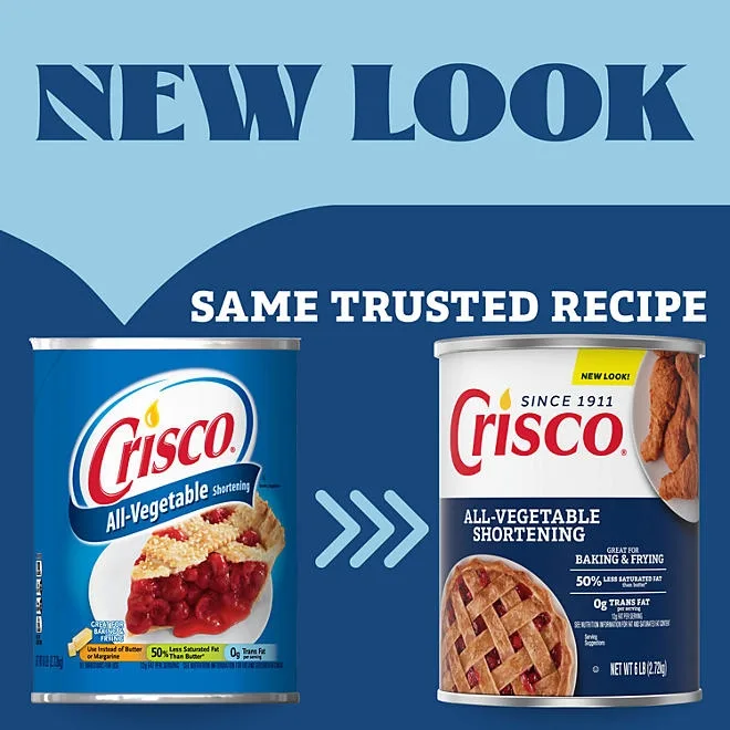 Crisco All-Vegetable Shortening, 96oz. 5