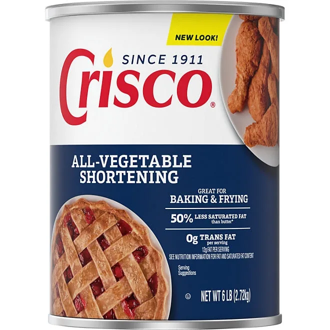 Crisco All-Vegetable Shortening, 96oz. 2