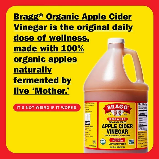 Bragg Apple Cider Vinegar, 128 fl. oz. 5