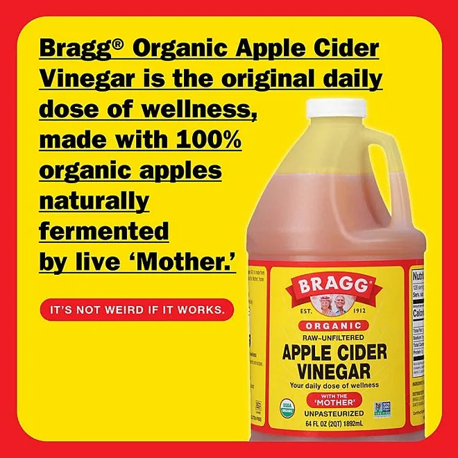 Bragg Organic Apple Cider Vinegar, 64 oz. 5