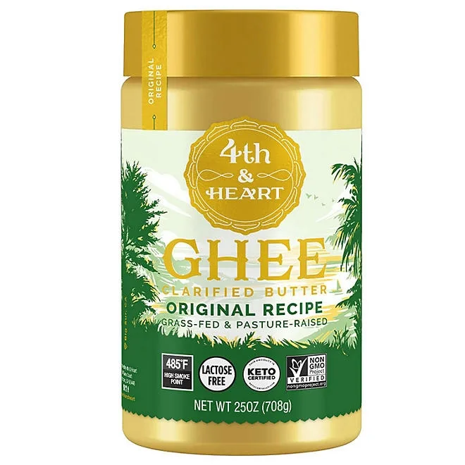 4th & Heart Original Ghee, Clarified Butter, 25 oz. 2