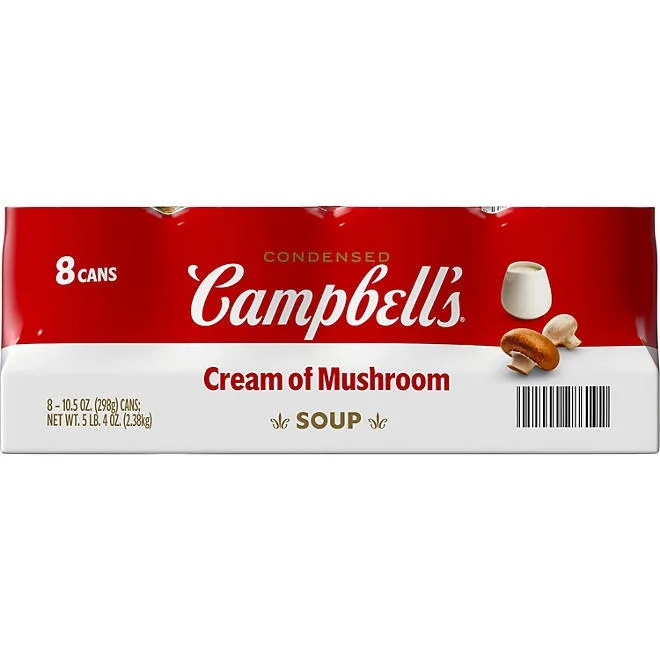 Campbell's Cream of Mushroom Soup 10.5 oz., 8 pk. 2