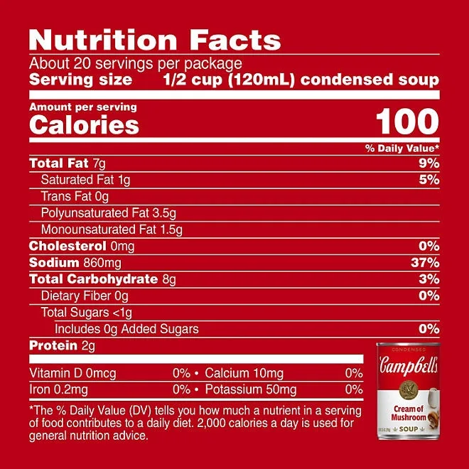 Campbell's Cream of Mushroom Soup 10.5 oz., 8 pk. 3