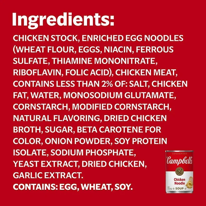 Campbell's Condensed Chicken Noodle Soup 10.75 oz., 12 ct. 4