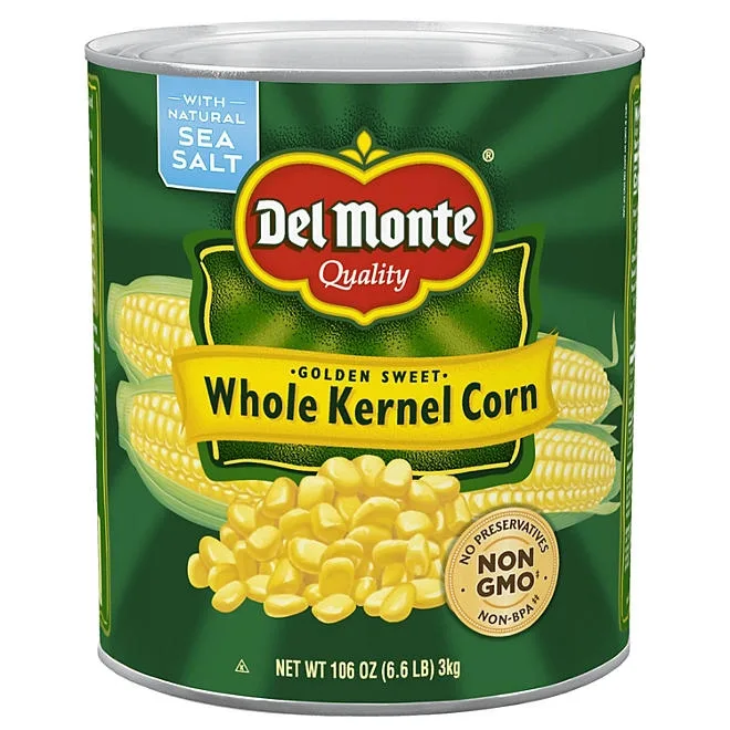 Del Monte Whole Kernel Corn, 106 oz. 2