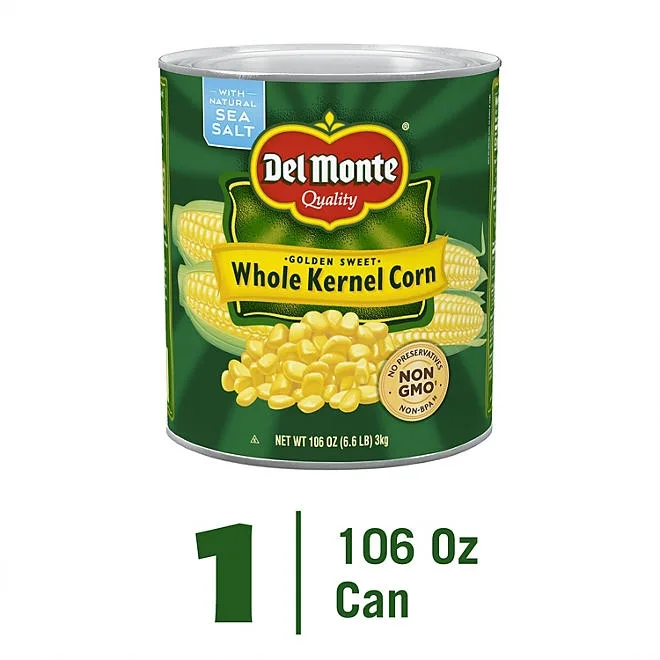 Del Monte Whole Kernel Corn, 106 oz. 3