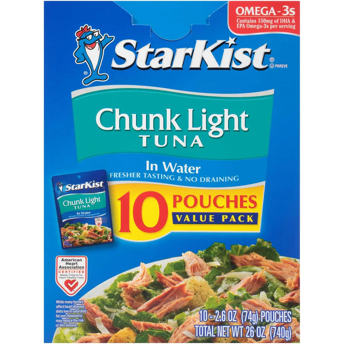 StarKist Chunk Light Tuna in Water, 2.6 oz., 10 pk.
