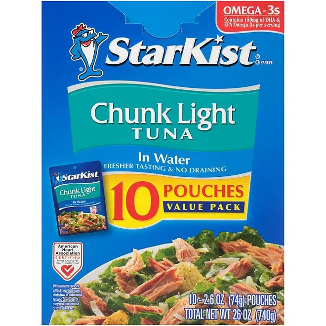 StarKist Chunk Light Tuna in Water, 2.6 oz., 10 pk. 2