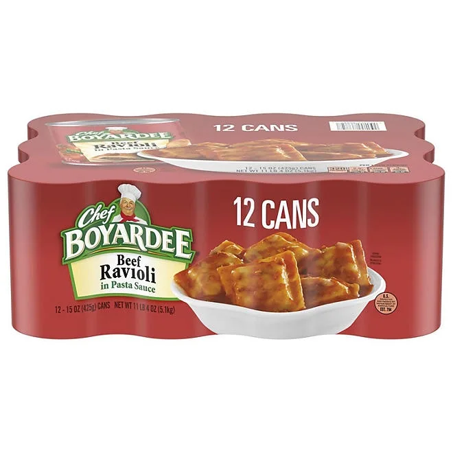 Chef Boyardee Beef Ravioli 15 oz., 12 pk. 2