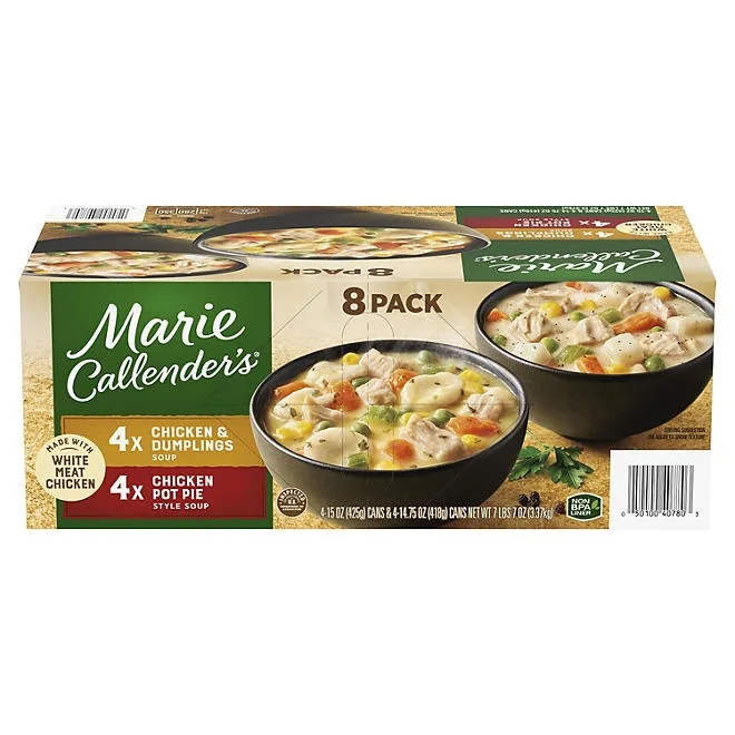 Marie Callender's Chicken Variety Pack Soup 8 ct. 2