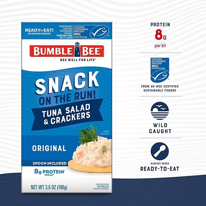 Bumble Bee Tuna Salad Snack On The Run Kit, 3.5 oz., 9 pk. 5