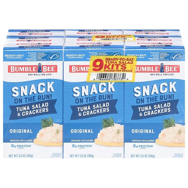 Bumble Bee Tuna Salad Snack On The Run Kit, 3.5 oz., 9 pk. 2
