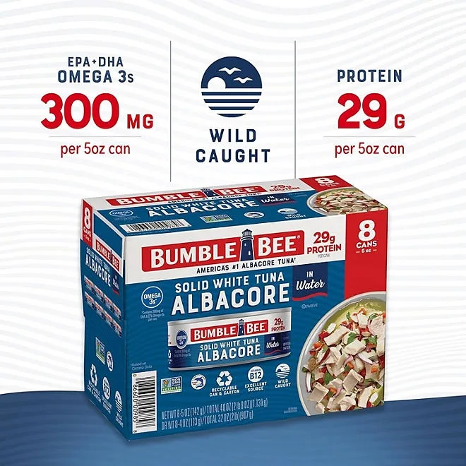 Bumble Bee Solid White Albacore in Water 5 oz., 8 pk. 3