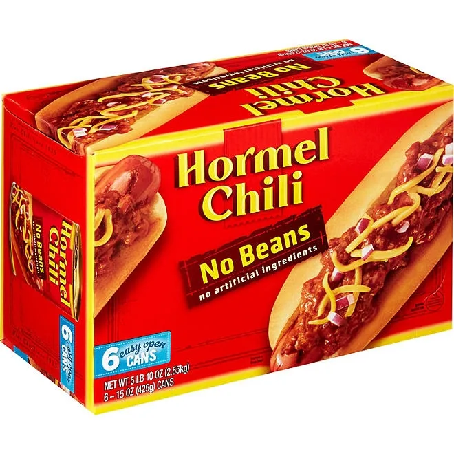 Hormel Chili No Beans 15 oz., 6pk. 3