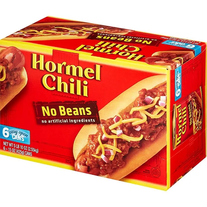 Hormel Chili No Beans 15 oz., 6pk. 5