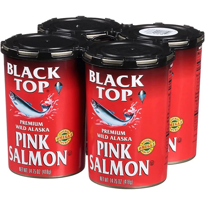 Black Top Premium Wild Alaska Pink Salmon 14.75 oz., 4 pk. 4