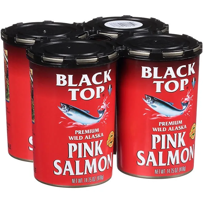 Black Top Premium Wild Alaska Pink Salmon 14.75 oz., 4 pk. 3
