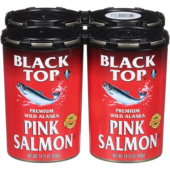 Black Top Premium Wild Alaska Pink Salmon 14.75 oz., 4 pk. 2