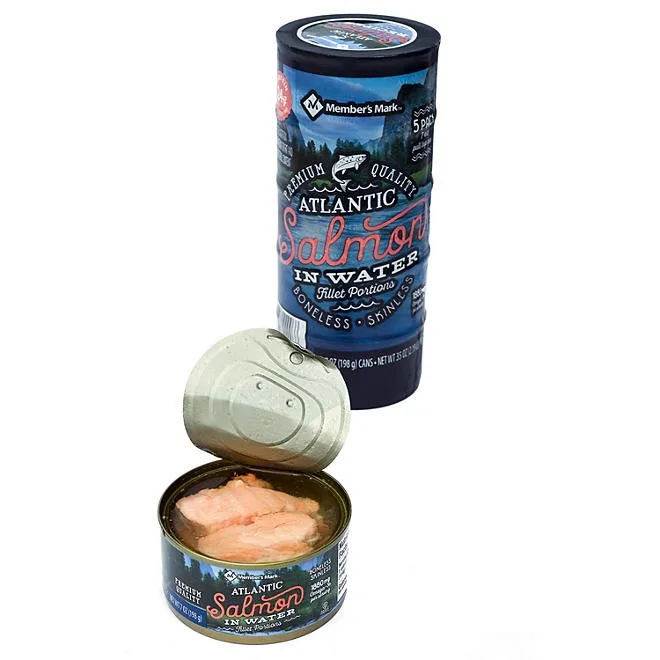 Member's Mark Canned Atlantic Salmon, 7 oz., 5 pk. 2