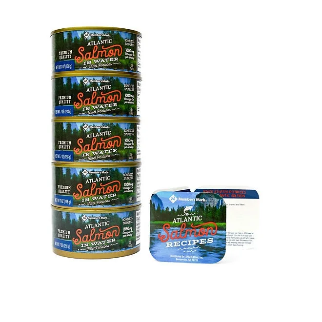 Member's Mark Canned Atlantic Salmon, 7 oz., 5 pk. 3