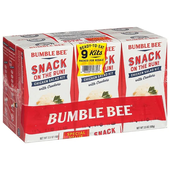 Bumble Bee Snack On The Run Chicken Salad Kits, 3.5 oz., 9 pk. 3