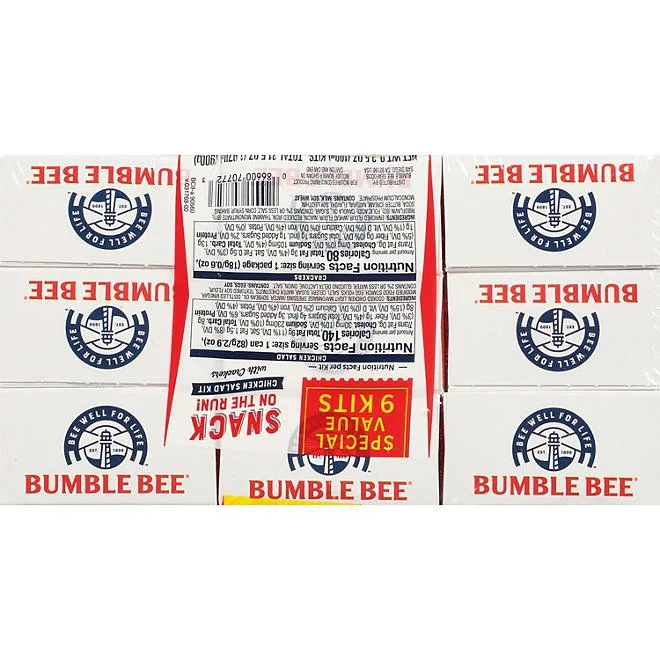 Bumble Bee Snack On The Run Chicken Salad Kits, 3.5 oz., 9 pk. 5