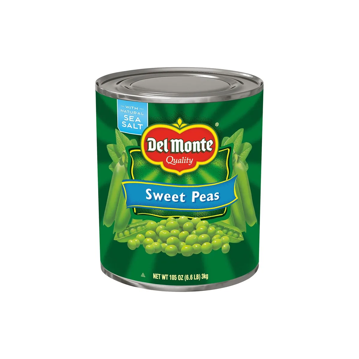 Del Monte Sweet Peas, 105 oz.
