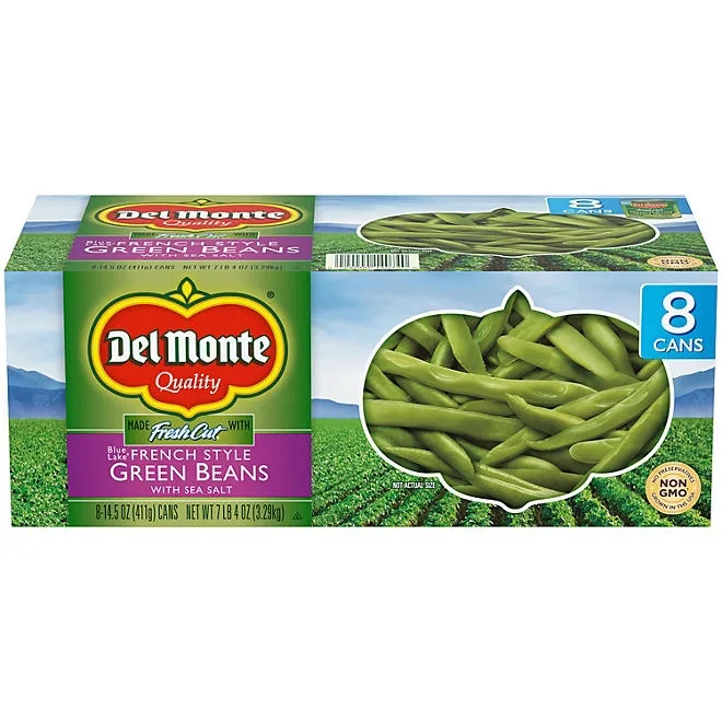 Del Monte Fresh Cut Blue Lake French Style Green Beans, 14 oz., 8 pk. 2