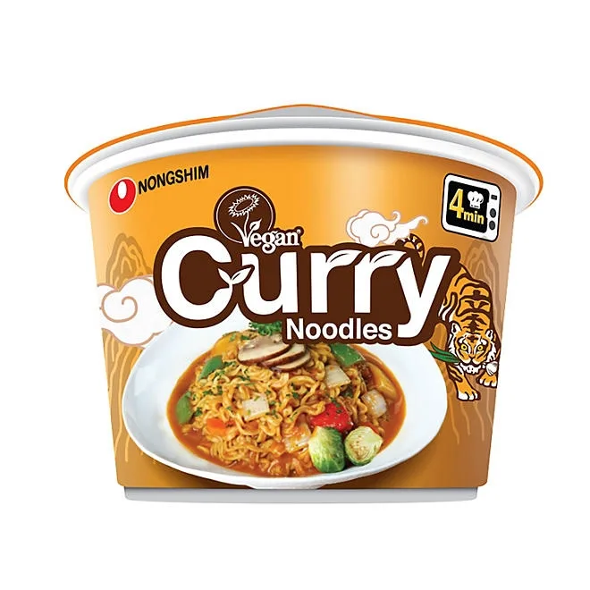 Nongshim Vegan Curry Ramen Big Noodle Bowl 6 pk. 3