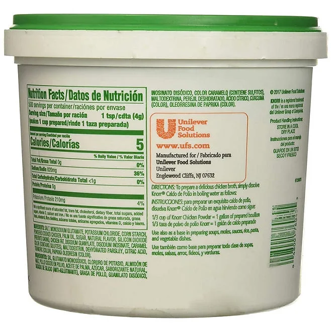 Knorr Chicken Flavor Bouillon 70.4 oz. 3