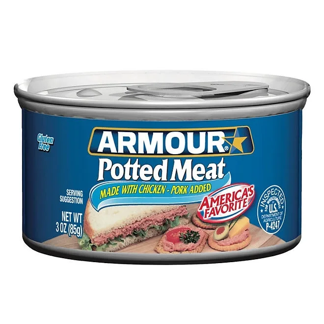 Armour Potted Meat Made With Chicken and Pork, 3 oz., 12 ct. 5