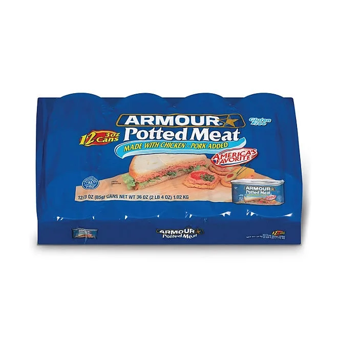 Armour Potted Meat Made With Chicken and Pork, 3 oz., 12 ct. 2