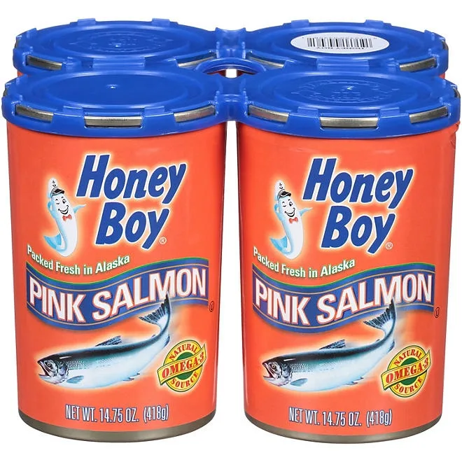 Honey Boy Pink Salmon, 14.75 oz., 4 pk. 2