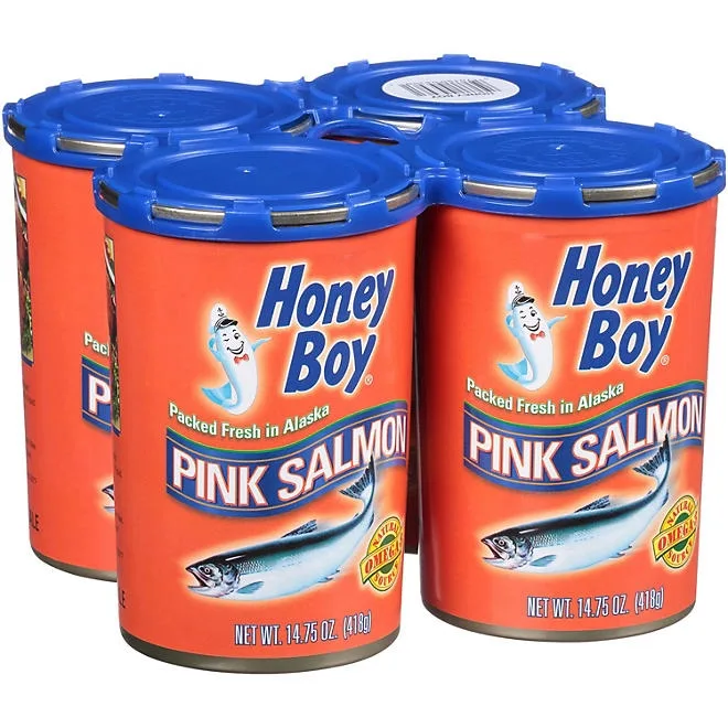 Honey Boy Pink Salmon, 14.75 oz., 4 pk. 3