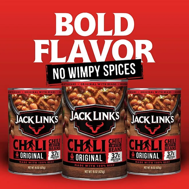 Jack Link's Chili with Beans, 15 oz., 4 pk. 4