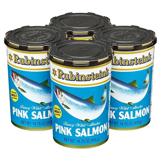 Rubinstein's Fancy Wild Alaska Pink Salmon 14.75 oz., 4 pk. 2