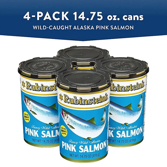 Rubinstein's Fancy Wild Alaska Pink Salmon 14.75 oz., 4 pk. 3