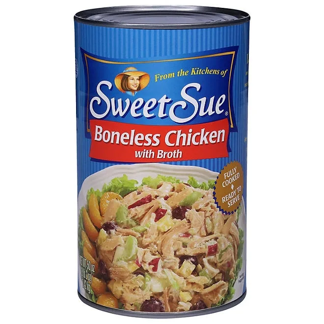 Sweet Sue Boneless Chicken with Broth, 50 oz. 2