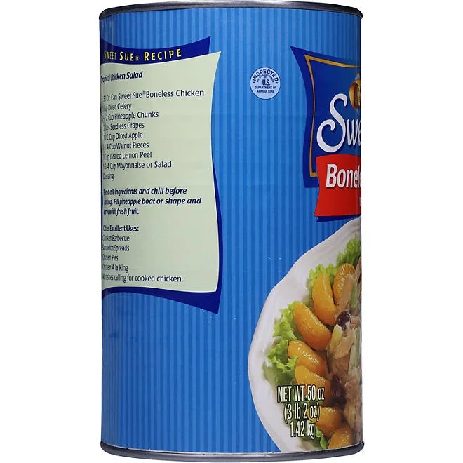 Sweet Sue Boneless Chicken with Broth, 50 oz. 5