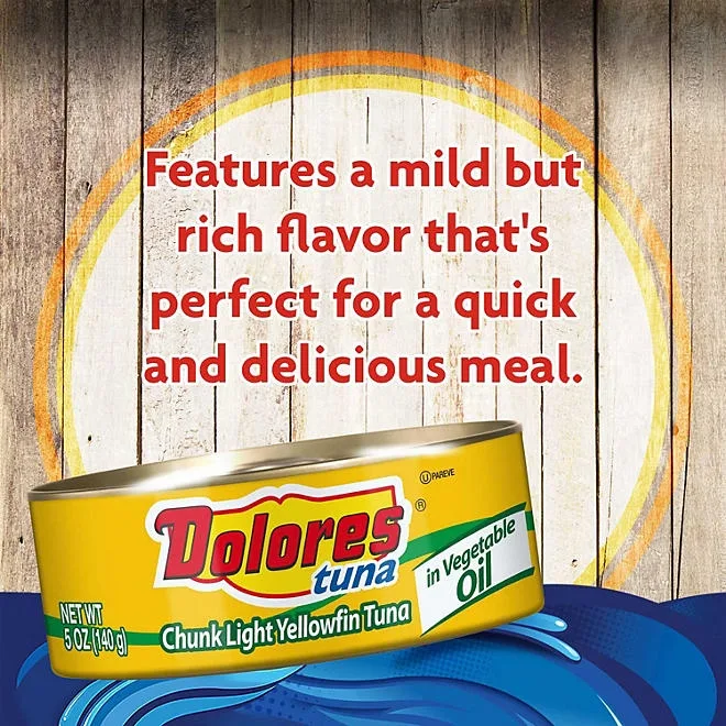 Dolores Yellowfin Tuna Canned in Oil, 5 oz., 8 pk. 4