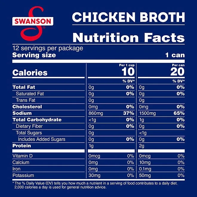 Swanson Chicken Broth 14.5 oz., 12 pk. 3