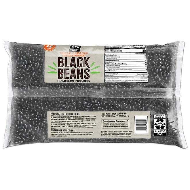 Member's Mark Black Beans 12 lbs. 4
