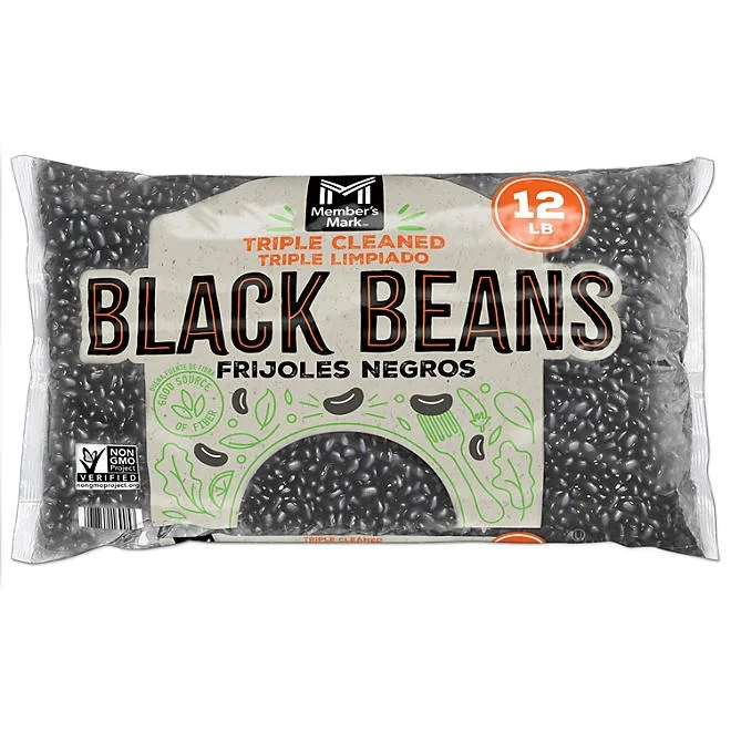 Member's Mark Black Beans 12 lbs. 2