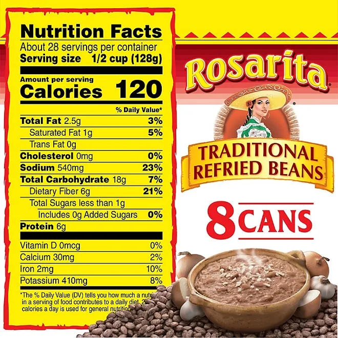 Rosarita Traditional Refried Beans, 8 pk. 5