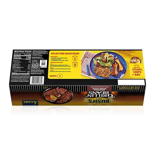 Bush's Bourbon and Brown Sugar Grillin' Beans 22 oz., 4 pk. 3