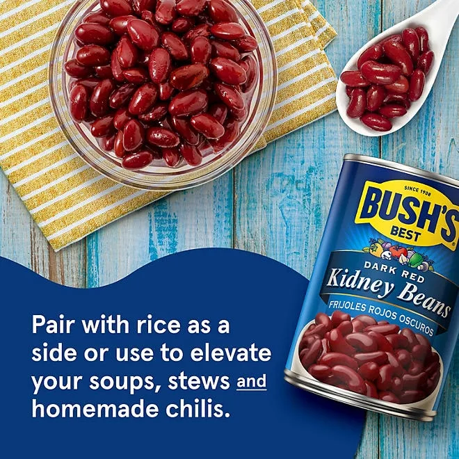 Bush's Dark Red Kidney Beans 16 oz., 6 pk. 5