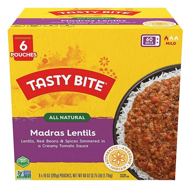 Tasty Bite Madras Lentils 10 oz., 6 ct. 2