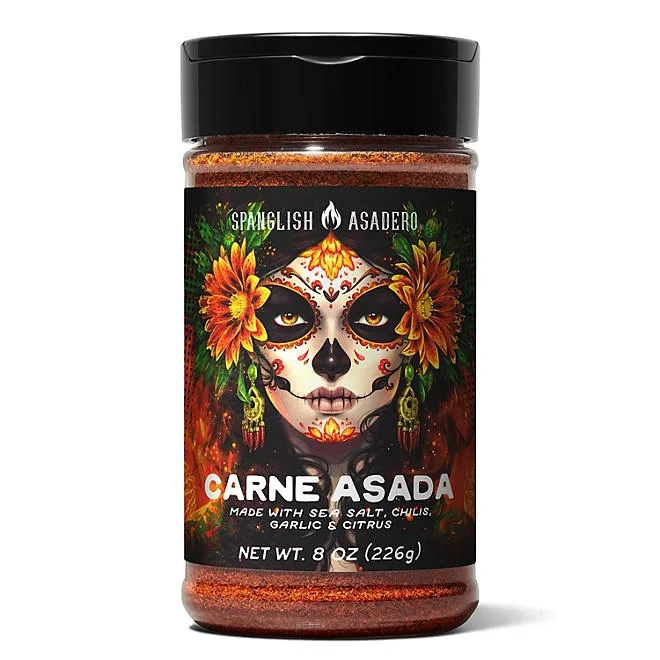 Spanglish Asadero Carne Asada Seasoning, 8 oz. 2
