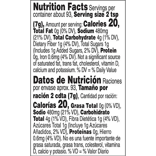 Tone's Taco Seasoning, 23 oz. 3